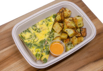 Egg Breakfast - Bacon & Goat Cheese Frittata