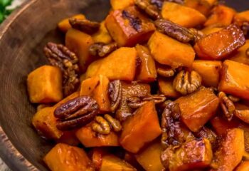 Maple Pecan Roasted Butternut Squash