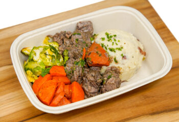 Chef's Special - Braised Beef w/ Brussels Sprouts & Carrots